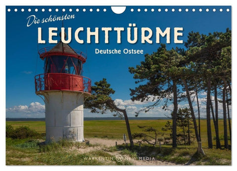 Die schönsten Leuchttürme - Deutsche Ostsee (Wandkalender 2027 DIN A4 quer), CALVENDO Monatskalender