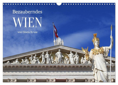 Bezauberndes Wien (Wandkalender 2027 DIN A3 quer), CALVENDO Monatskalender