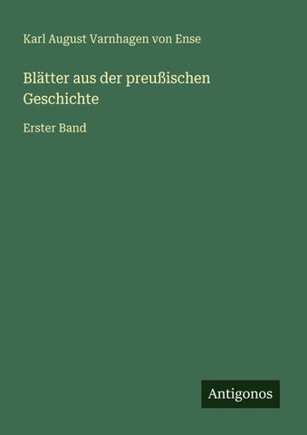 Blätter aus der preußischen Geschichte