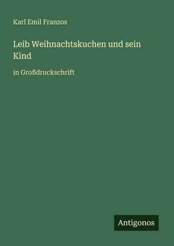 Leib Weihnachtskuchen und sein Kind
