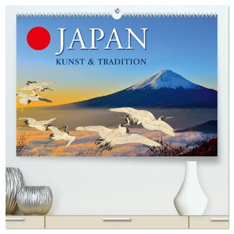 JAPAN Kunst & Tradition (hochwertiger Premium Wandkalender 2027 DIN A2 quer), Kunstdruck in Hochglanz