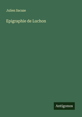 Epigraphie de Luchon