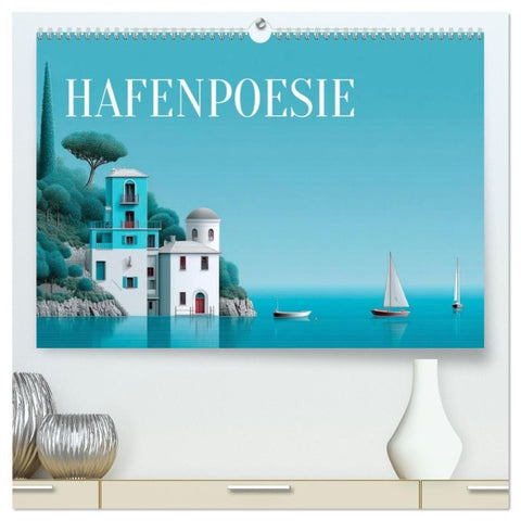 Hafenpoesie (hochwertiger Premium Wandkalender 2027 DIN A2 quer), Kunstdruck in Hochglanz