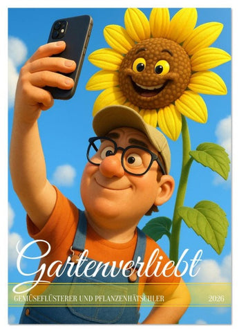 Gartenverliebt (Wandkalender 2026 DIN A2 hoch), CALVENDO Monatskalender