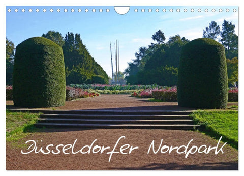 Düsseldorfer Nordpark (Wandkalender 2026 DIN A4 quer), CALVENDO Monatskalender