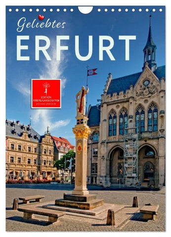 Geliebtes Erfurt (Wandkalender 2027 DIN A4 hoch), CALVENDO Monatskalender