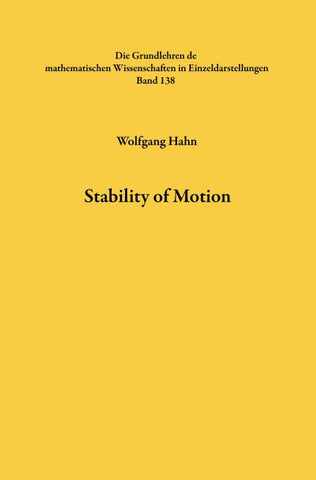 Stability of Motion