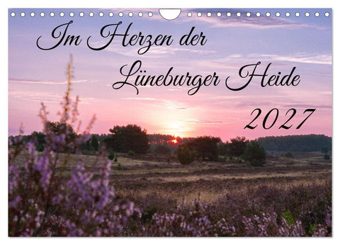 Im Herzen der Lüneburger Heide (Wandkalender 2027 DIN A4 quer), CALVENDO Monatskalender