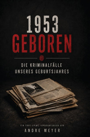 1953 geboren - Die Kriminalfälle unseres Geburtsjahres
