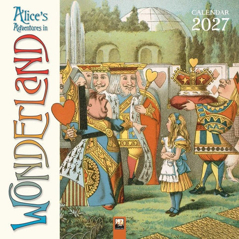 Alice in Wonderland – Alice im Wunderland 2027 – Original Flame Tree Publishing-Kalender [Kalender]