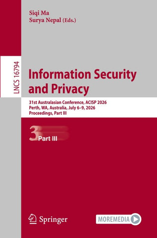 Information Security and Privacy