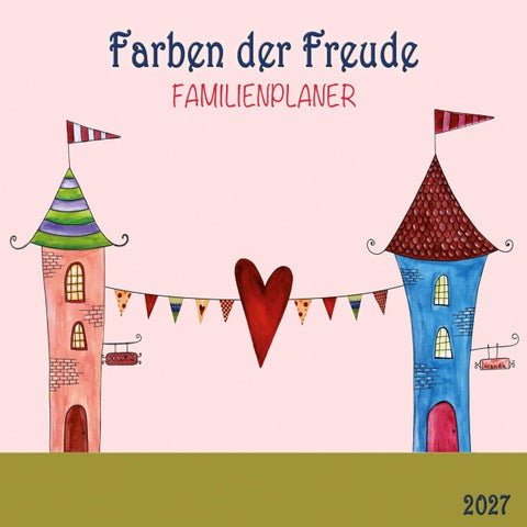 Farben der Freude / Colours of Joy – Familienplaner 2027