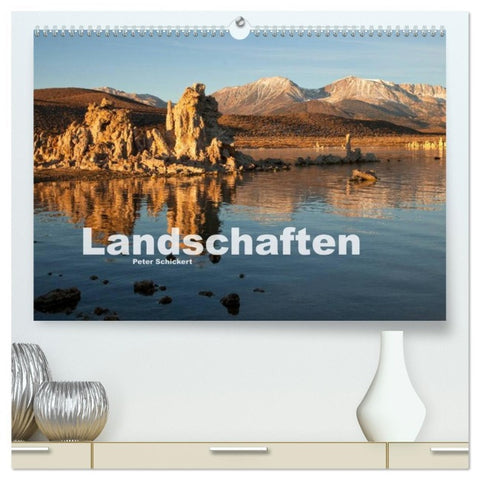 Landschaften (hochwertiger Premium Wandkalender 2026 DIN A2 quer), Kunstdruck in Hochglanz
