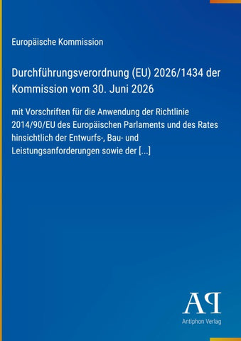 Durchführungsverordnung (EU) 2026/1434 der Kommission vom 30. Juni 2026