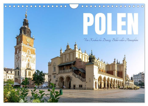 Polen. Von Krakau bis Danzig: Bilder voller Atmosphäre (Wandkalender 2027 DIN A4 quer), CALVENDO Monatskalender