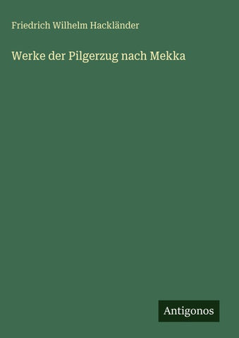Werke der Pilgerzug nach Mekka