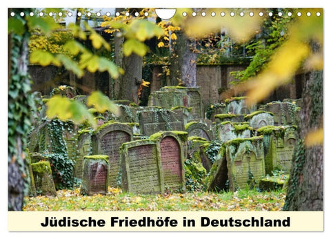Jüdische Friedhöfe in Deutschland (Wandkalender 2027 DIN A4 quer), CALVENDO Monatskalender