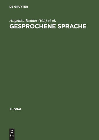 Gesprochene Sprache