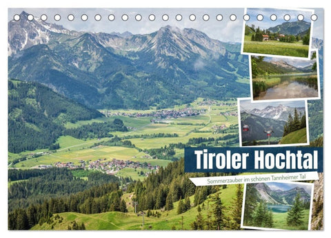 Tiroler Hochtal (Tischkalender 2027 DIN A5 quer), CALVENDO Monatskalender