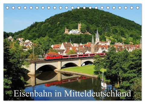 Eisenbahn in Mitteldeutschland (Tischkalender 2027 DIN A5 quer), CALVENDO Monatskalender