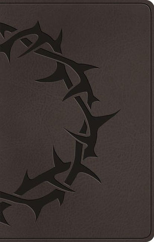 ESV Premium Gift Bible (Trutone, Charcoal, Crown Design)