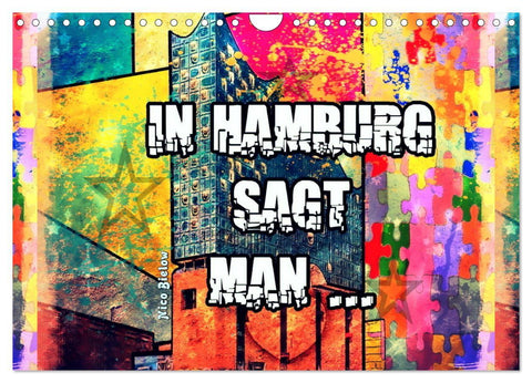 In Hamburg sagt man... (Wandkalender 2027 DIN A4 quer), CALVENDO Monatskalender