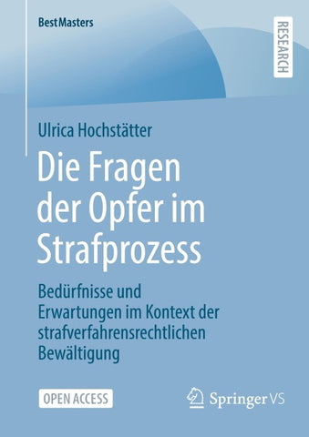 Die Fragen der Opfer im Strafprozess