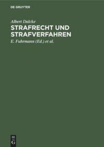 Strafrecht und Strafverfahren