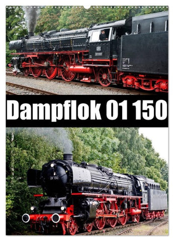 Dampflok 01 150 / CH-Version (Wandkalender 2026 DIN A2 hoch), CALVENDO Monatskalender