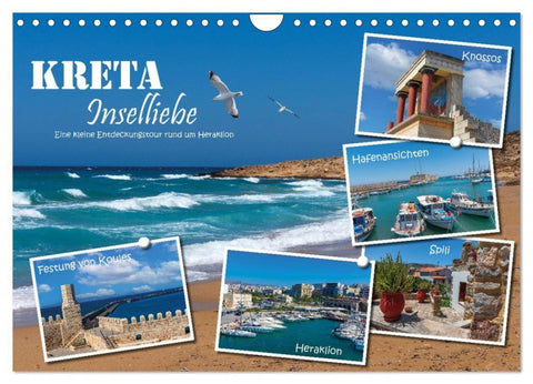 Kreta - Inselliebe (Wandkalender 2027 DIN A4 quer), CALVENDO Monatskalender