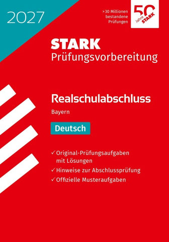 STARK Deutsch - Realschulabschluss 2027 Bayern - Prüfungsvorbereitung
