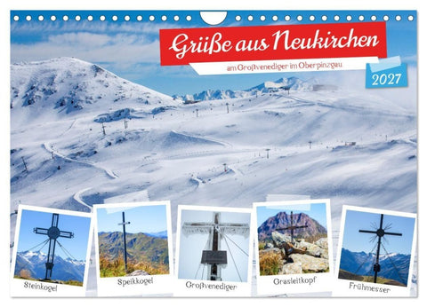 Grüße aus Neukirchen (Wandkalender 2027 DIN A4 quer), CALVENDO Monatskalender