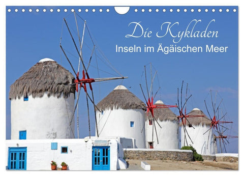 Die Kykladen - Inseln im Ägäischen Meer (Wandkalender 2027 DIN A4 quer), CALVENDO Monatskalender