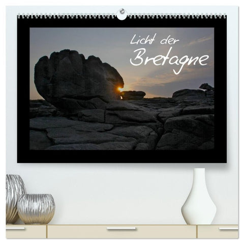 Licht der Bretagne (hochwertiger Premium Wandkalender 2026 DIN A2 quer), Kunstdruck in Hochglanz