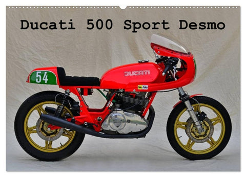 Ducati 500 Sport Desmo (Wandkalender 2026 DIN A2 quer), CALVENDO Monatskalender