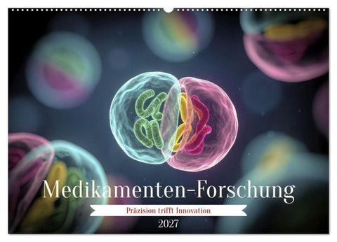 Medikamenten-Forschung (Wandkalender 2027 DIN A2 quer), CALVENDO Monatskalender