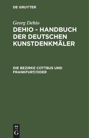 Die Bezirke Cottbus und Frankfurt/ Oder