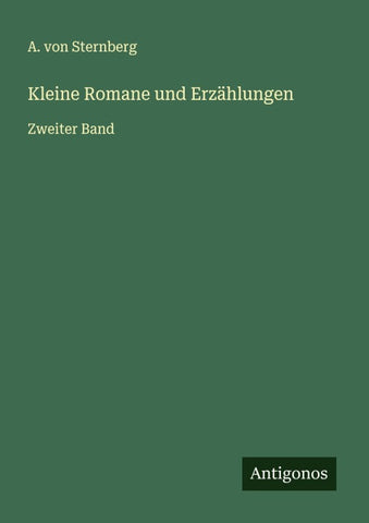 Kleine Romane und Erzählungen
