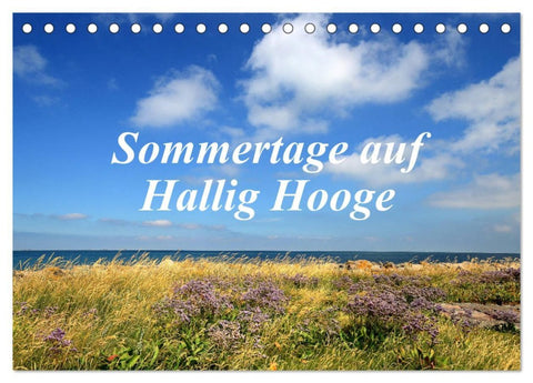 Sommertage auf Hallig Hooge (Tischkalender 2026 DIN A5 quer), CALVENDO Monatskalender