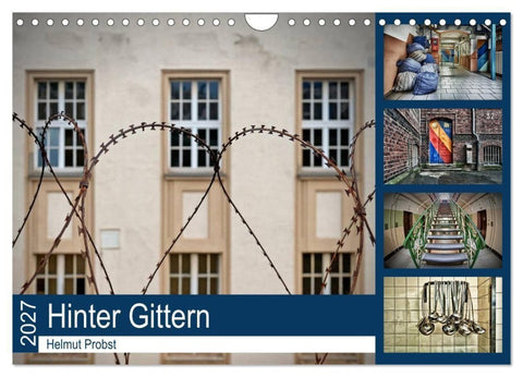 Hinter Gittern (Wandkalender 2027 DIN A4 quer), CALVENDO Monatskalender