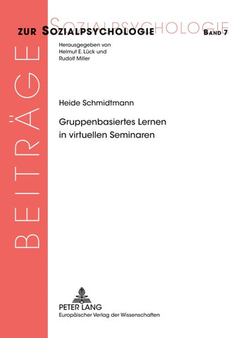 Gruppenbasiertes Lernen in virtuellen Seminaren