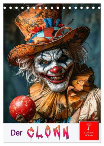 Der Clown (Tischkalender 2027 DIN A5 hoch), CALVENDO Monatskalender