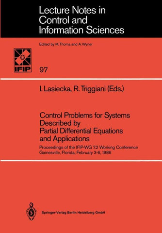 Control Problems for Systems Described by Partial Differential Equations and Applications