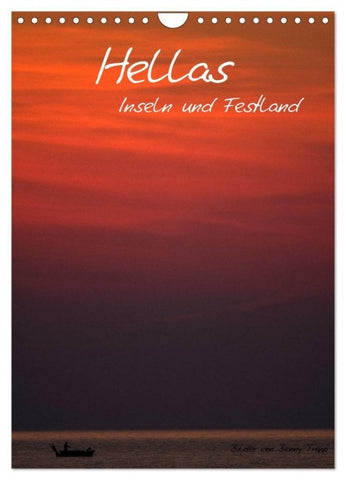 Hellas Inseln und Festland (Wandkalender 2027 DIN A4 hoch), CALVENDO Monatskalender