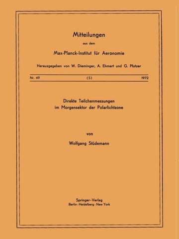 Direkte Teilchenmessungen im Morgensektor der Polarlichtzone