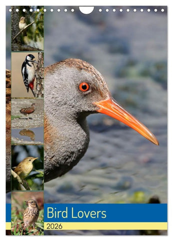 Bird Lovers (Wall Calendar 2026 DIN A4 portrait), CALVENDO 12 Month Wall Calendar