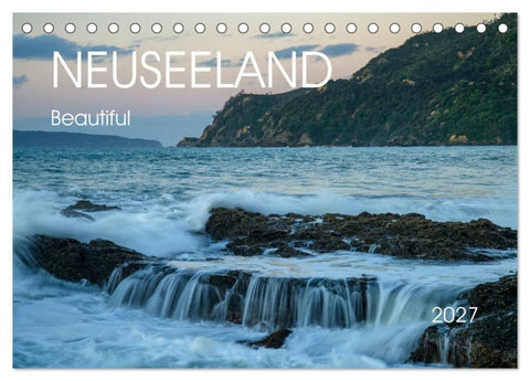 Beautiful Neuseeland (Tischkalender 2027 DIN A5 quer), CALVENDO Monatskalender