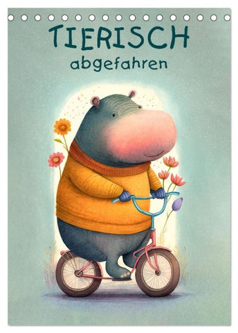 Tierisch abgefahren (Tischkalender 2027 DIN A5 hoch), CALVENDO Monatskalender