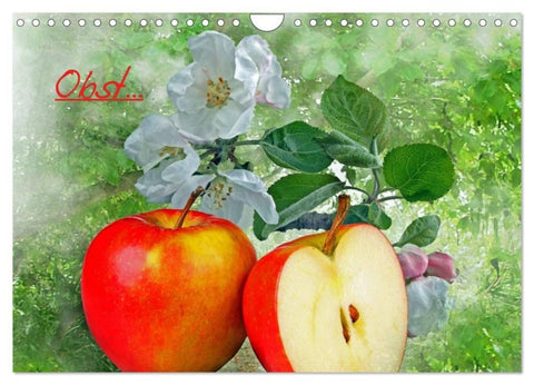 Obst (Wandkalender 2027 DIN A4 quer), CALVENDO Monatskalender