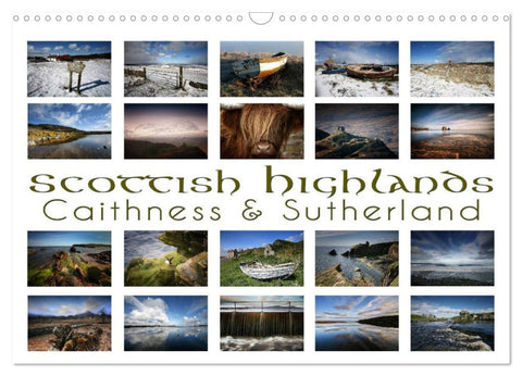 Scottish Highlands - Caithness & Sutherland / UK-Version (Wall Calendar 2026 DIN A3 landscape), CALVENDO 12 Month Wall Calendar